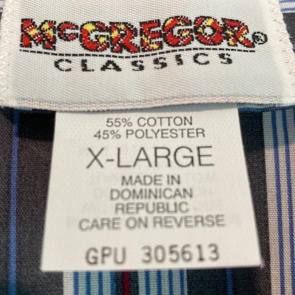 NWT Vintage Dead Stock McGREGOR CLASSICS Men's 2Pc Pajama Set, Size XL - Picture 10 of 11